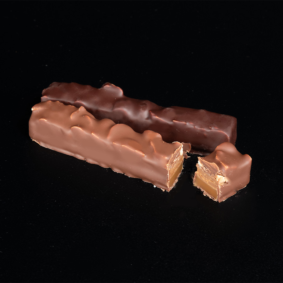 Barre caramel cacahuète