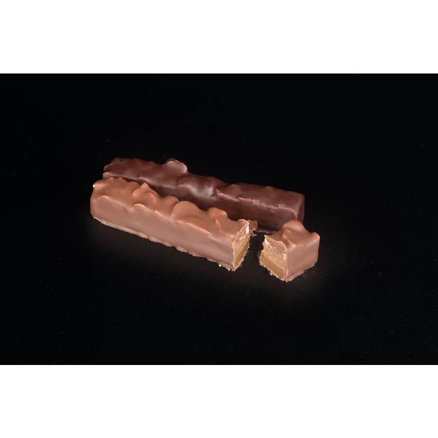 Barre caramel cacahuète-Noir