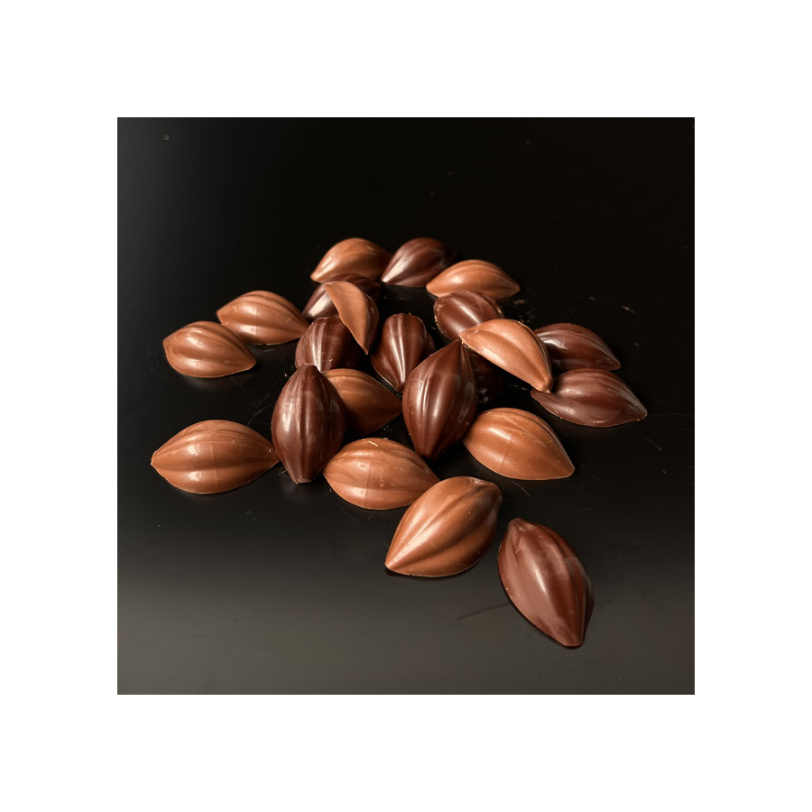 cabosses cœur caramel chocolat au lait