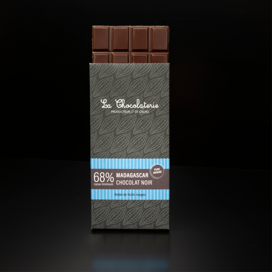 Tablette chocolat - Pure origine Madagascar 68% très fruité