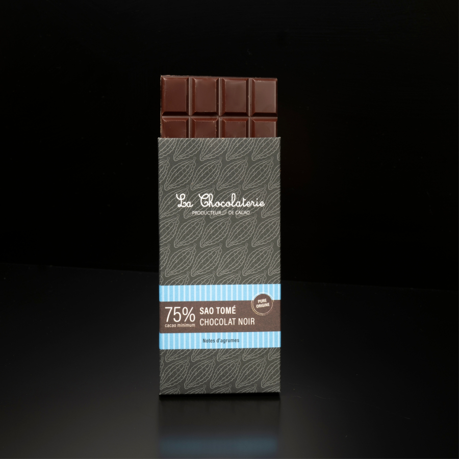 Tablette chocolat - Pure origine Sao Tomé 75% fruité