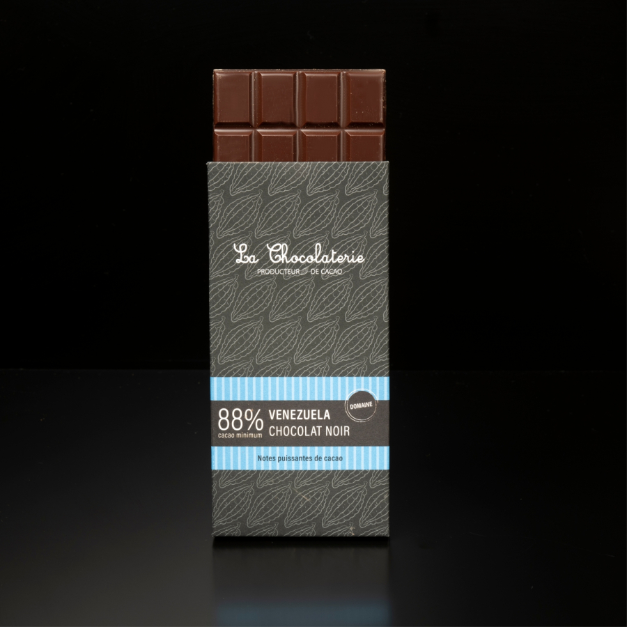 Tablette chocolat - Pure origine Venezuela 88% puissant, long