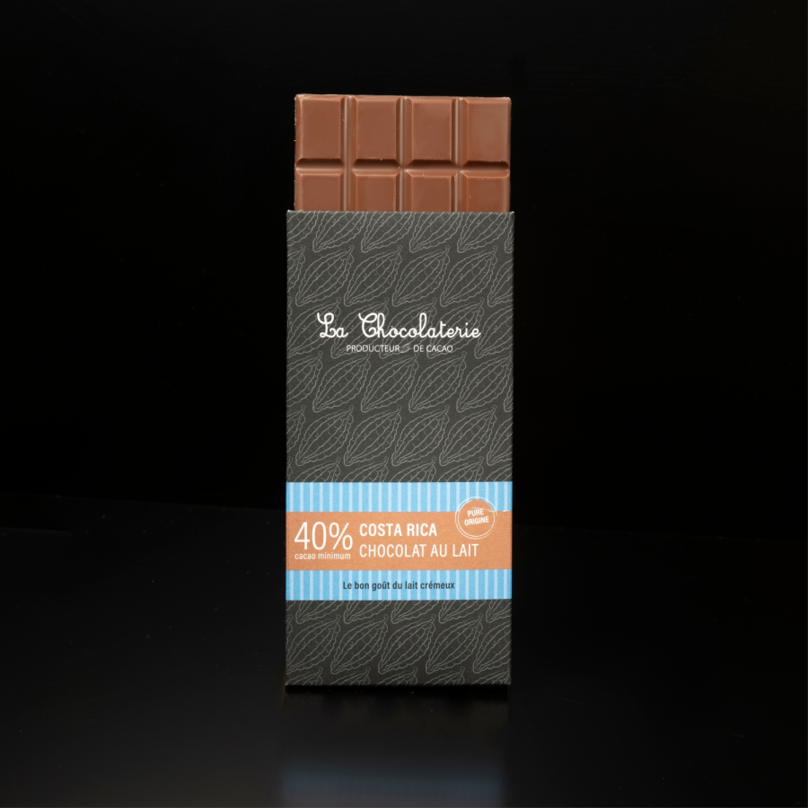 Tablette chocolat - Pure origine Costa Rica 40% rondeur