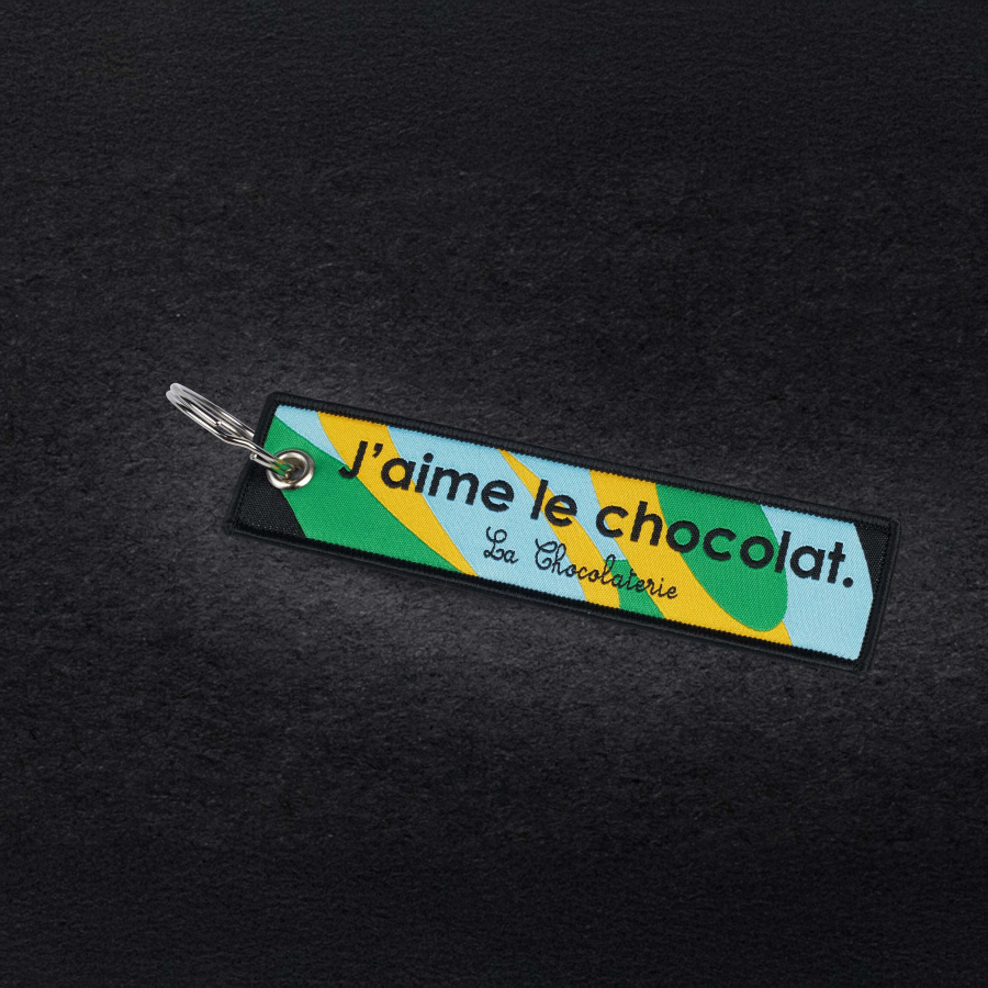 Porte clés "J'aime le chocolat"