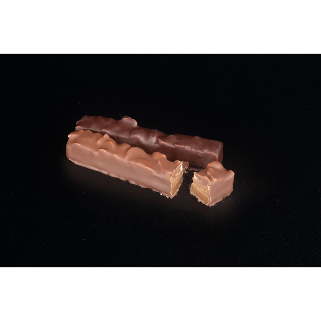Barre caramel cacahuète-Noir