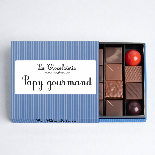Coffret 16 chocolats mixtes - Papy gourmand