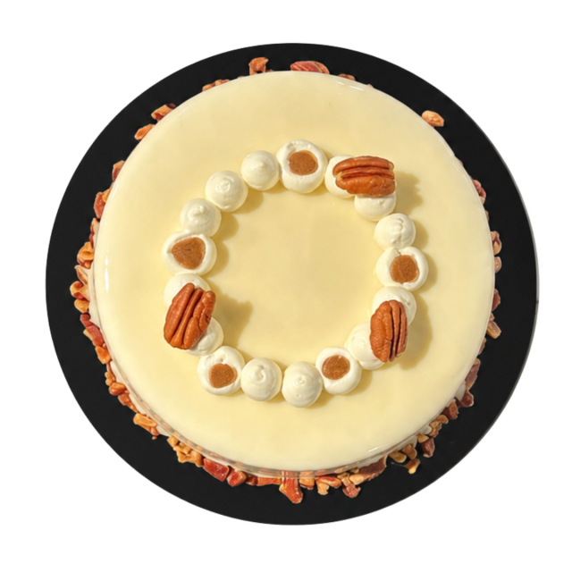 Le Pécan - entremets 8 parts