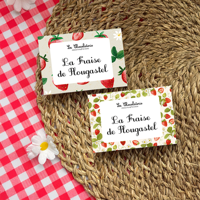Coffret 6 chocolats - fraise de Plougastel
