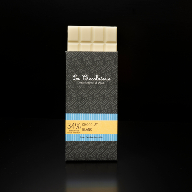 Tablette chocolat - 34% beurre de cacao peu sucré