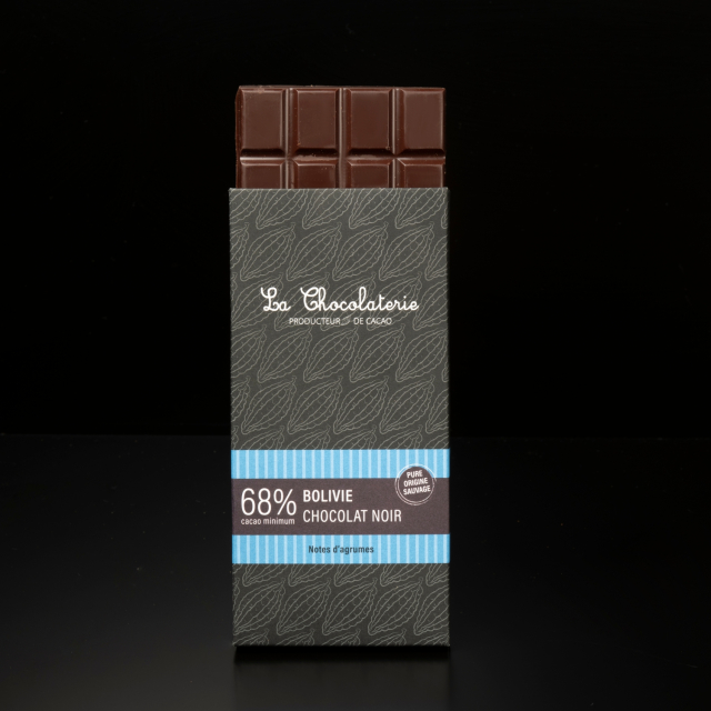 Tablette chocolat - Pure origine sauvage Bolivie 68% fruité