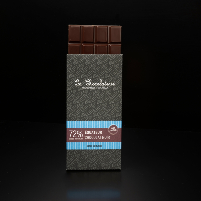 Tablette chocolat - Pure origine Équateur 72% puissant