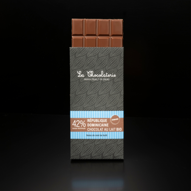 Tablette chocolat - Domaine Elvesia bio République dominicaine 42% fruité